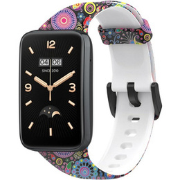 Pasek Silikonowy do Xiaomi Mi Band 7 Pro, Peacock