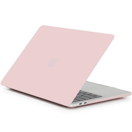 Etui do MacBook Air 13 A2337 M1 A2179 A1932, Hard Case Obudowa, Jasno różowe