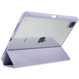 Etui do iPad Pro 12.9" 2022/2021/2020 (6/5/4 gen.), Smartcase Hybrid, z miejscem na rysik, fioletowe