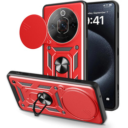 Etui pancerne do Nubia Focus Pro 5G, CamShield Slide, czerwone