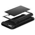 Etui do iPhone 7/8/SE 2020/SE 2022, Sliding Card Holder, czarne