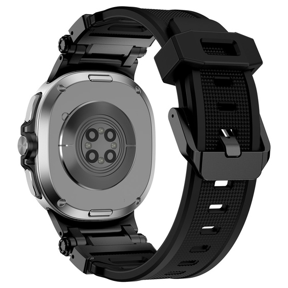Pasek Silikonowy do Samsung Galaxy Watch 8 / 8 Classic, Czarny