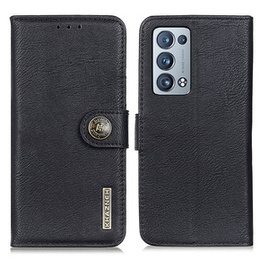 Etui Wallet do Oppo Reno6 Pro 5G / Pro+ 5G, KHAZNEH, Black