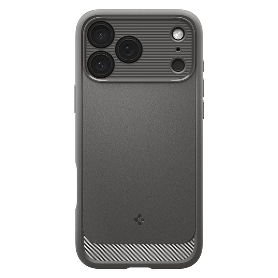 Etui Spigen do iPhone 17 Pro Max, Rugged Armor MagSafe, Grey