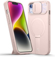 Etui do iPhone 13/14, Suritch Shockproof, do MagSafe, różowe
