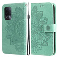 Etui z klapką do Oppo Reno5 Z / A94 / A95 5G, Mandala, zielone