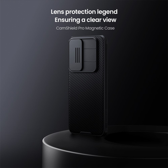 Etui Nillkin do Samsung Galaxy S25 FE, CamShield Pro MagSafe, czarne