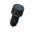 Devia ładowarka samochodowa Extreme PD + QC 52,5W 1x USB-C 1x USB czarna + kabel USB-C – Lightning