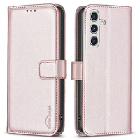 Etui z klapką do Samsung Galaxy A55 5G,BINFEN Wallet, różowe