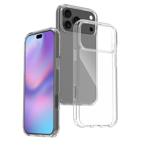 Przezroczyste etui TPU + akryl do iPhone 17 Pro Max – wytrzymałość i elegancja w jednym