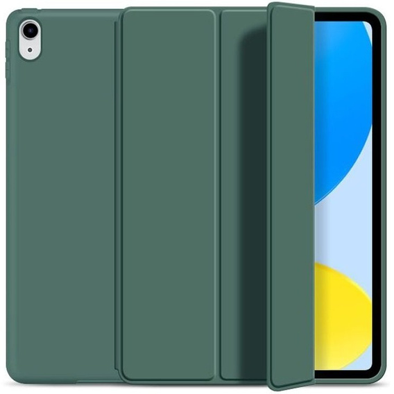 Etui do iPad 11" 2025 A16 (11 gen.) / iPad 10.9" 2022 (10 gen.), Smart case z klapką, Zielone, Forest Green