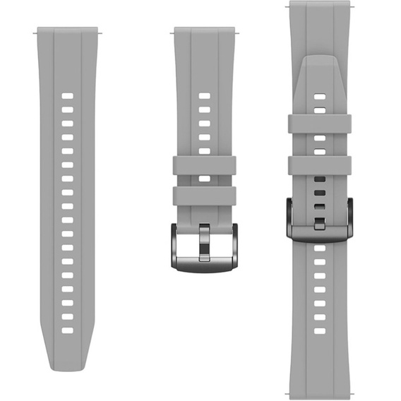 Pasek Silikonowy Uniwersalny 22mm, Szary