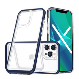Etui ERBORD do iPhone 13 Pro, Hybrid Frame, Navy Blue