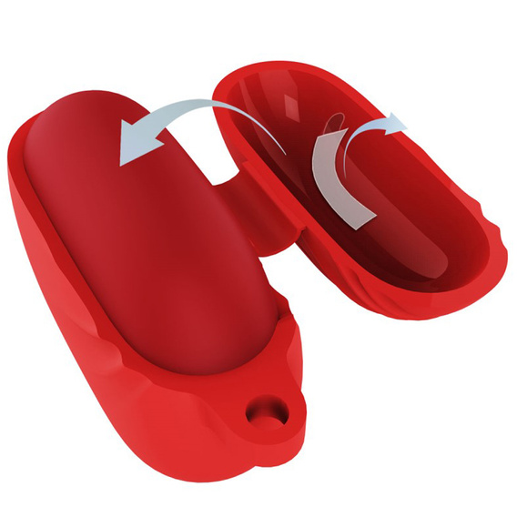 Etui Silicone Shockproof na Słuchawki do Beats Studio Buds, Red