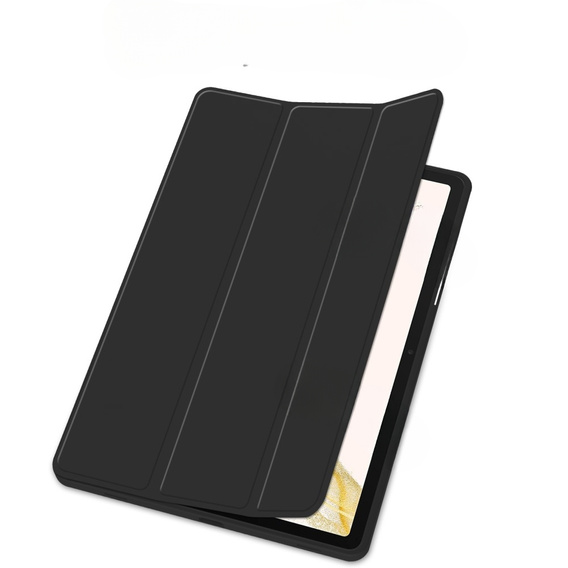 Etui do Samsung Galaxy Tab S9+ z miejscem na rysik, Czarne
