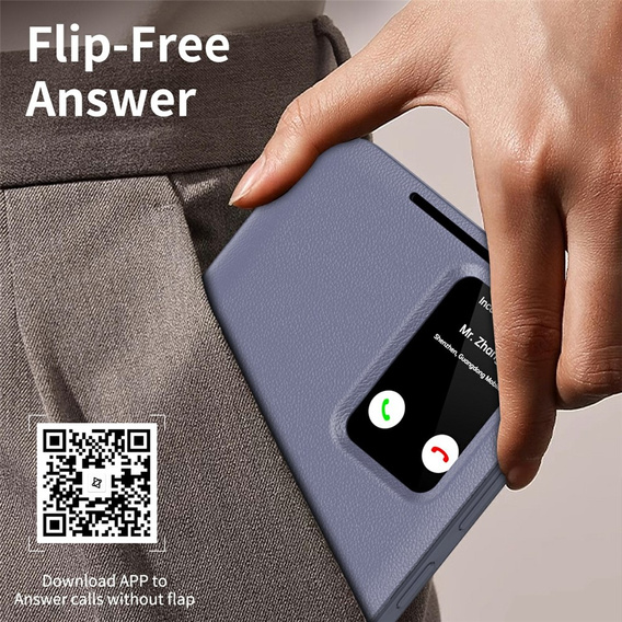 Etui do Samsung Galaxy S26 Ultra, Smart View Wallet, fioletowe