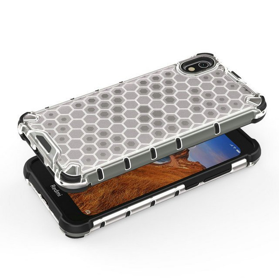 Etui do Xiaomi Redmi 7A, pancerne Honeycomb, przezroczyste