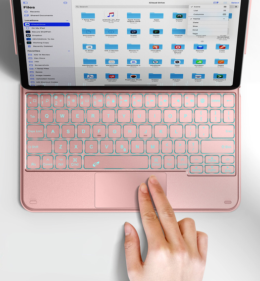 Etui z klawiaturą Dracool do iPad Air 11" 2024 (6 gen.) / Air 10.9" 2022/2020 (5/4 gen.) / Pro 11" 2022/2021/2020/2018 (4/3/2/1 gen.) – różowe