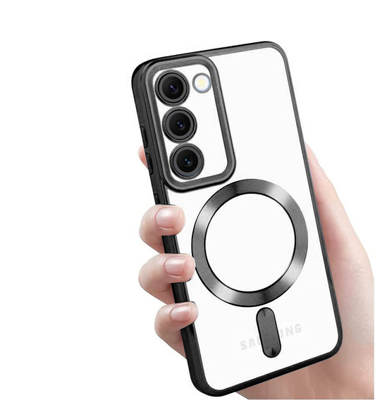 Etui do Samsung Galaxy S23 Plus, Electro MagSafe, czarne + Szkło na ekran