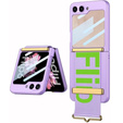 Etui do Samsung Galaxy Z Flip7 FE / Z Flip6, Strap Cover, fioletowe