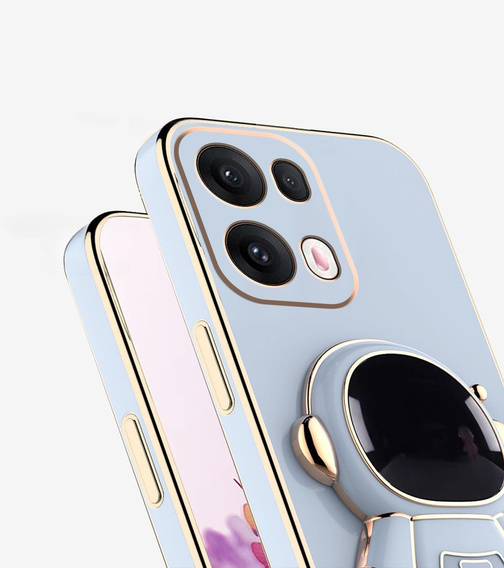 Etui do Oppo Reno 13, Astronaut, niebieskie