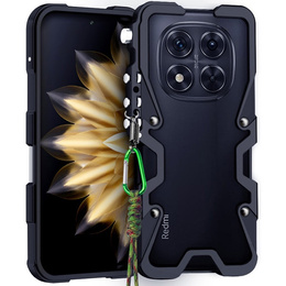 Wytrzymałe etui pancerne do Xiaomi Redmi Note 14 Pro+ 5G – czarne