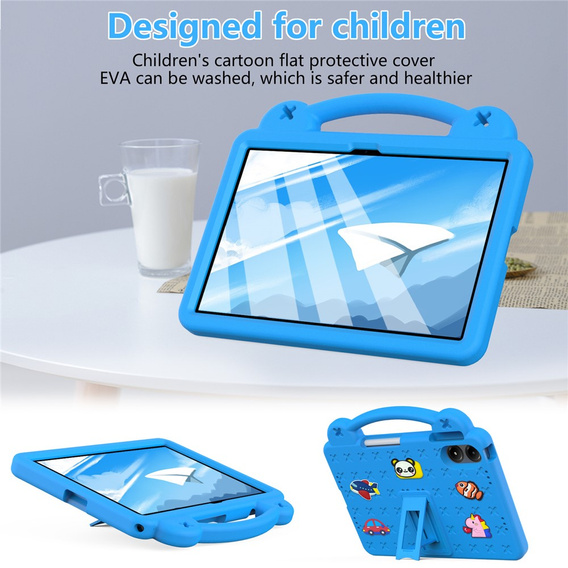 Etui do Xiaomi Redmi Pad 2 Pro, Cute Patterns, z podstawką, niebieskie