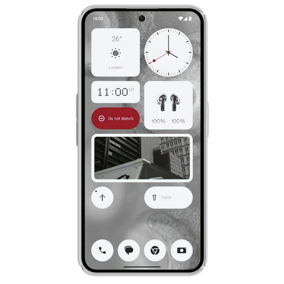 Etui NILLKIN do Nothing Phone (2), Super Frosted Shield Case, białe