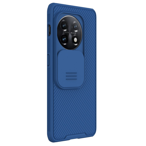 Etui do OnePlus 11 5G, pancerne Nillkin, CamShield Pro, Niebieskie