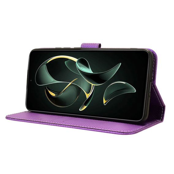 Etui z klapką do Xiaomi 13T / 13T Pro, Smart Magnet, fioletowe