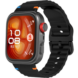 Pasek Silikonowy do Huawei Watch Fit 4 / 4 Pro / 3, Czarny