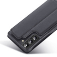 Etui z klapką do Samsung Galaxy S22+ Plus 5G, LC.IMEEKE, czarne