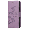 Etui z klapką do Samsung Galaxy M23, Butterfly, fioletowe