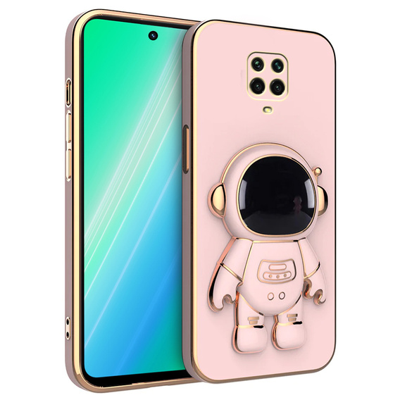 Etui do Xiaomi Redmi Note 9 Pro / 9s, Astronaut, różowe rose gold