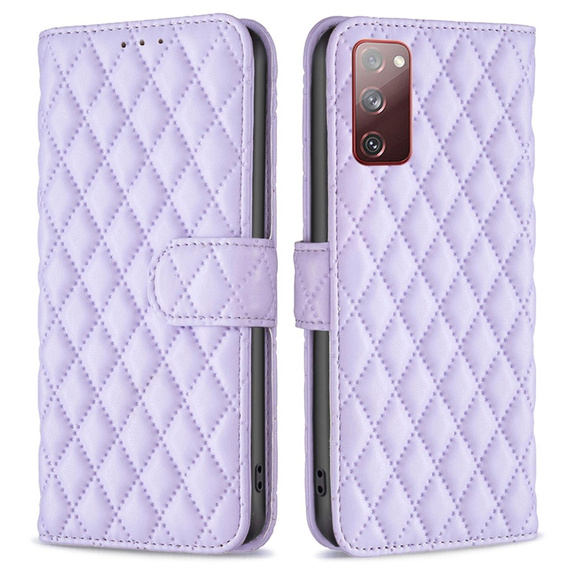 Etui z klapką do Samsung Galaxy S20 FE, Wallet, BINFEN COLOR, fioletowe