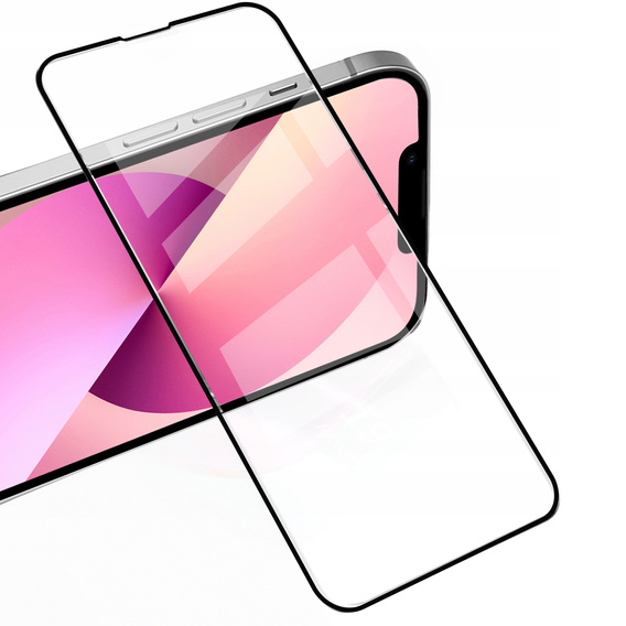 2x Szkło Hartowane do iPhone 13 Mini, ERBORD 3D pełne, szybka na cały ekran