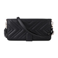 Etui z klapką do Xiaomi Poco F7 Pro, Crossbody Leather Wallet, czarne