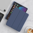 Etui do iPad Pro 12.9" 2022/2021/2020 (6/5/4 gen.), Smart Pencil, z miejscem na rysik, granatowe