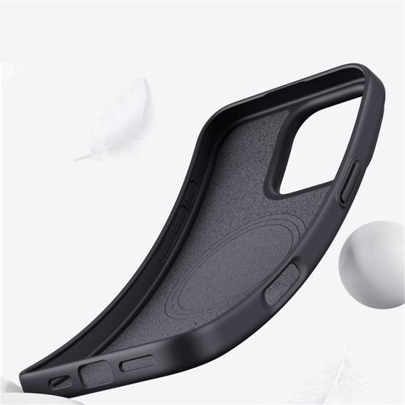 Etui do iPhone 16 Pro, Aramid Fiber Cover, czarne