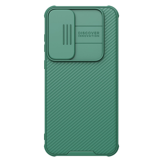 Etui do Samsung Galaxy A55 5G, pancerne Nillkin, CamShield Pro, zielone