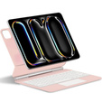Etui z klawiaturą do iPad Pro 13" 2024 (7 gen.), Magnetic Keyboard Touchpad, różowe