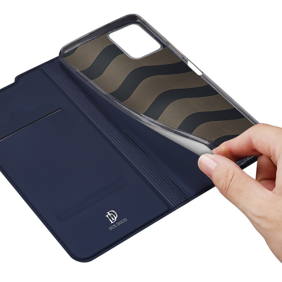 Etui Dux Ducis do Vivo Y01, Skinpro, granatowe