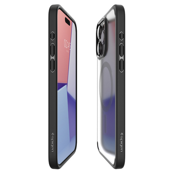 Etui Spigen z MagSafe do iPhone 15 Pro Max, Ultra Hybrid, Matowe Czarne