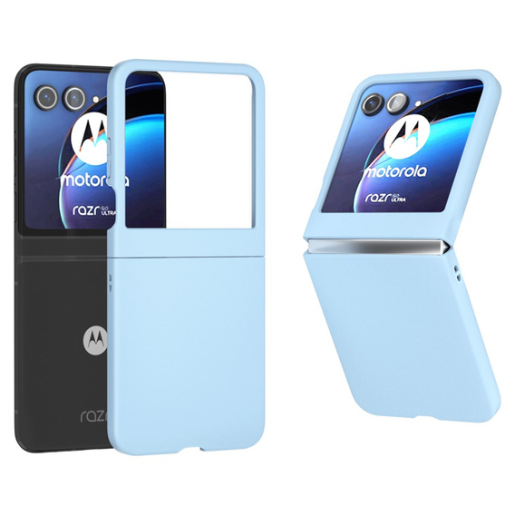 Etui do Motorola Razr 50 5G / Razr 60 5G, PC Case, niebieskie