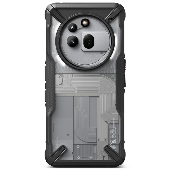 Etui Ringke do Nothing Phone 3a Pro, Fusion X, Czarne