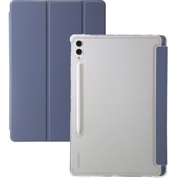 Etui do Samsung Galaxy Tab S9 Ultra, Smartcase Hybrid, z miejscem na rysik, fioletowe