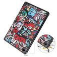 Etui do Lenovo Tab M10 Plus 10.6 Gen 3 TB-125F TB-128F, Smartcase, graffiti