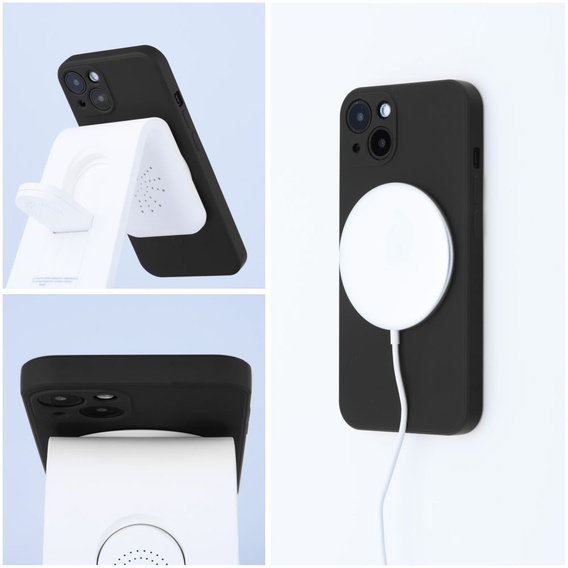 Etui Silicone Mag Cover do iPhone 13, Black