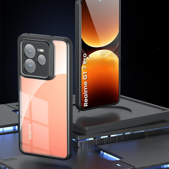 Etui do Realme GT 7 Pro, Fusion Hybrid, przezroczyste