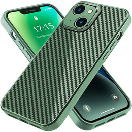 Etui Slim Carbon do iPhone 14 Plus, Green